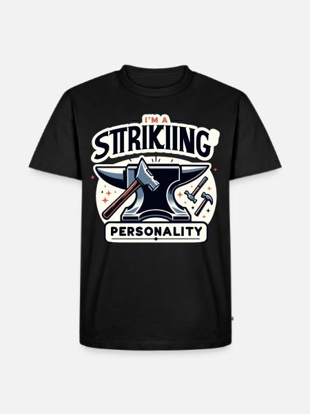 Blacksmith Metalworker Bladesmith Metal - Men's Premium Organic T-Shirt - black