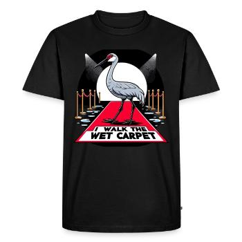 Amateurs de grues du Canada Observation des oiseaux - T-shirt Premium bio Homme - noir - Devant - Nico (187cm)