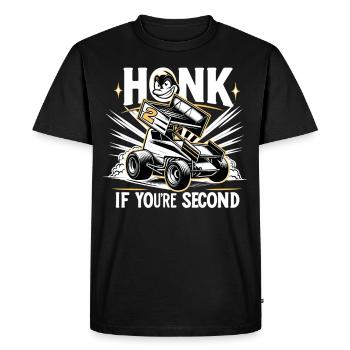 Sprint Car Mom Dirt Track Racing Jour de course - T-shirt Premium bio Homme - noir - Devant - Nico (187cm)