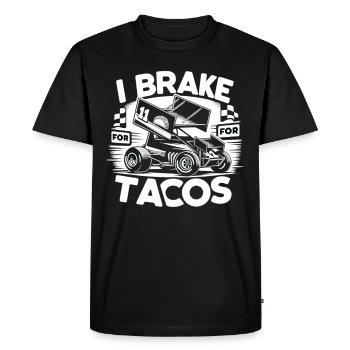 Sprint Car Mom Dirt Track Racing Jour de course - T-shirt Premium bio Homme - noir - Devant - Nico (187cm)