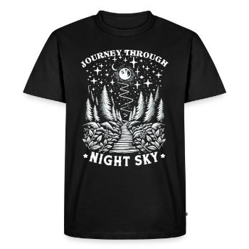 Astrophotographie Astronomie Caméra spatiale - T-shirt Premium bio Homme - noir - Devant - Nico (187cm)