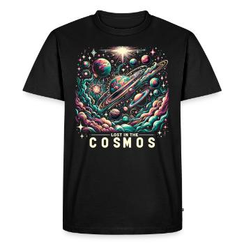 Astrophotographie Astronomie Caméra spatiale - T-shirt Premium bio Homme - noir - Devant - Nico (187cm)