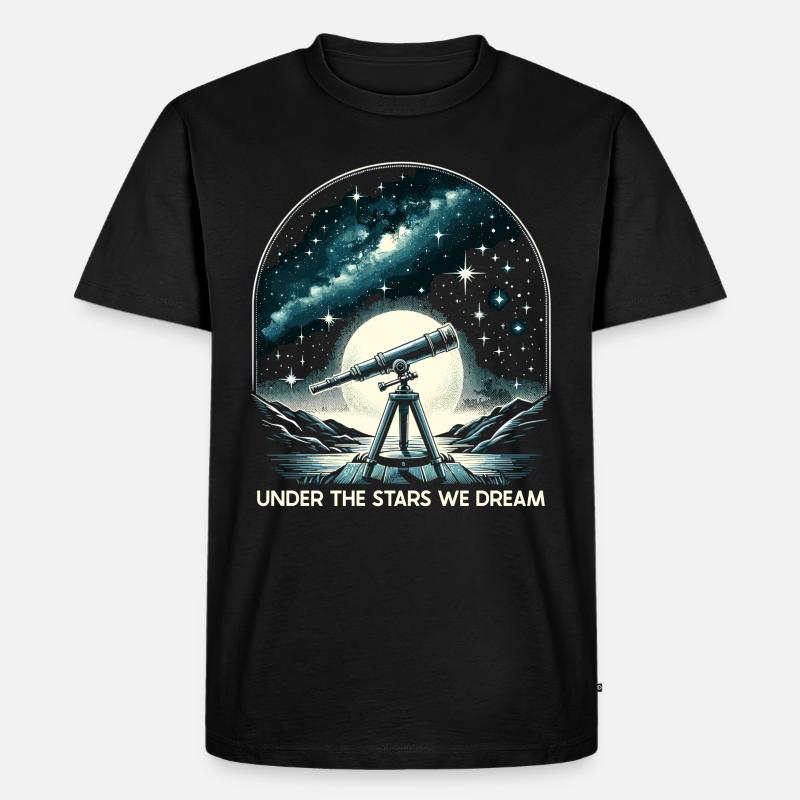Astrophotographie Astronomie Caméra spatiale - T-shirt Premium bio Homme - noir