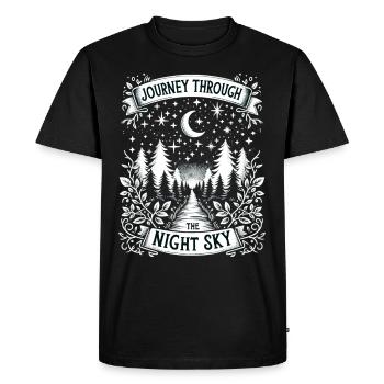 Astrophotographie Astronomie Caméra spatiale - T-shirt Premium bio Homme - noir - Devant - Nico (187cm)
