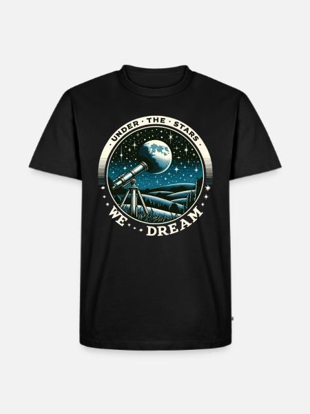 Astrophotography Astronomy Space Camera - Men's Premium Organic T-Shirt - black