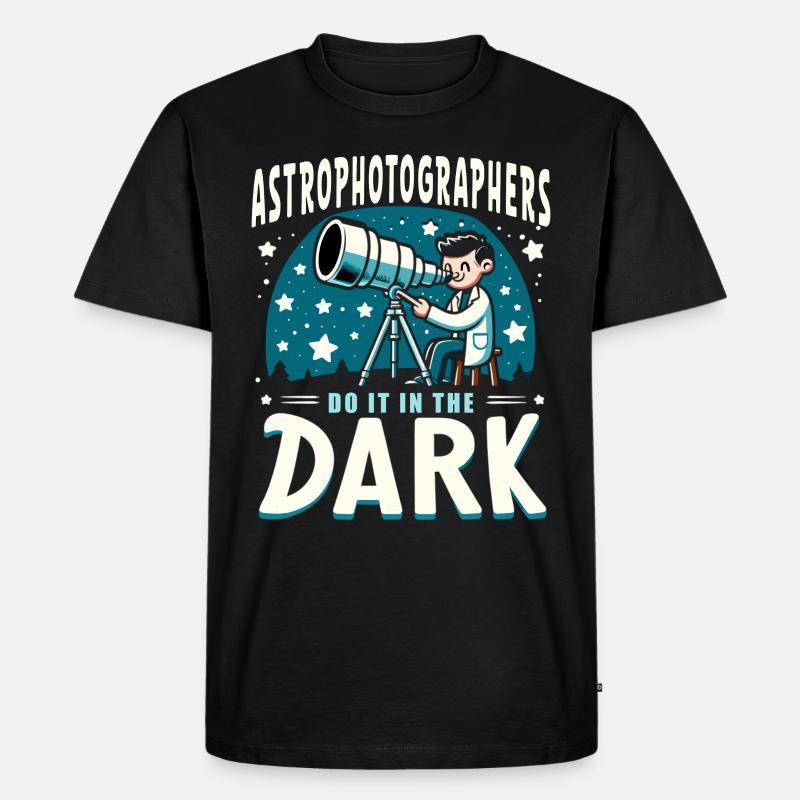 Astrophotographie Astronomie Caméra spatiale - T-shirt Premium bio Homme - noir