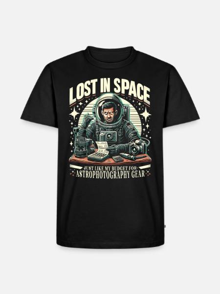 Astrophotography Astronomy Space Camera - Men's Premium Organic T-Shirt - black