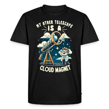 Astrophotographie Astronomie Caméra spatiale - T-shirt Premium bio Homme - noir - Devant - Nico (187cm)