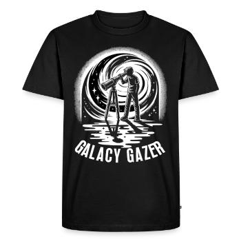 Astrophotographie Astronomie Caméra spatiale - T-shirt Premium bio Homme - noir - Devant - Nico (187cm)