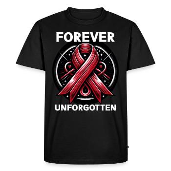 Stroke Survivor Stroke Awareness - Men's Premium Organic T-Shirt - black - Front - Nico (187cm)