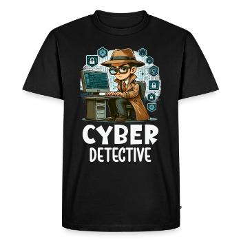 Analyste en piratage éthique Cybersécurité éthique - T-shirt Premium bio Homme - noir - Devant - Nico (187cm)