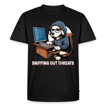 Ethical Hacking Analyst Ethical Cyber Security - Men's Premium Organic T-Shirt - black - Front - Nico (187cm)