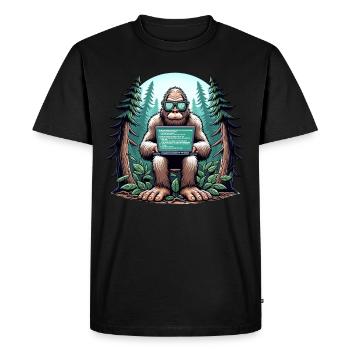 Ethical Hacking Analyst Ethical Cyber Security - Men's Premium Organic T-Shirt - black - Front - Nico (187cm)