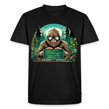 Analyste en piratage éthique Cybersécurité éthique - T-shirt Premium bio Homme - noir - Devant - Nico (187cm)