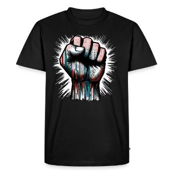 Ethical Hacking Analyst Ethical Cyber Security - Men's Premium Organic T-Shirt - black - Front - Nico (187cm)