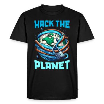 Ethical Hacking Analyst Ethical Cyber Security - Men's Premium Organic T-Shirt - black - Front - Nico (187cm)