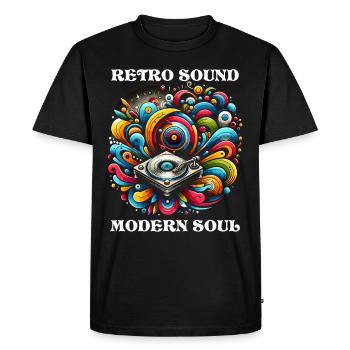 Disques vinyles Lp Collectionneurs Amateurs de disques - T-shirt Premium bio Homme - noir - Devant - Nico (187cm)