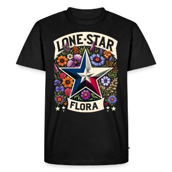 Texas Wildflowers Season Fields Flowers Texas - Men's Premium Organic T-Shirt - black - Front - Nico (187cm)