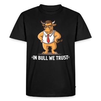 Traders d’actions, Traders Forex, Trading d’investisseurs - T-shirt Premium bio Homme - noir - Devant - Nico (187cm)