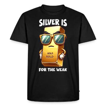 Trader d’or Forex Trader XAUUSD Trader - T-shirt Premium bio Homme - noir - Devant - Nico (187cm)