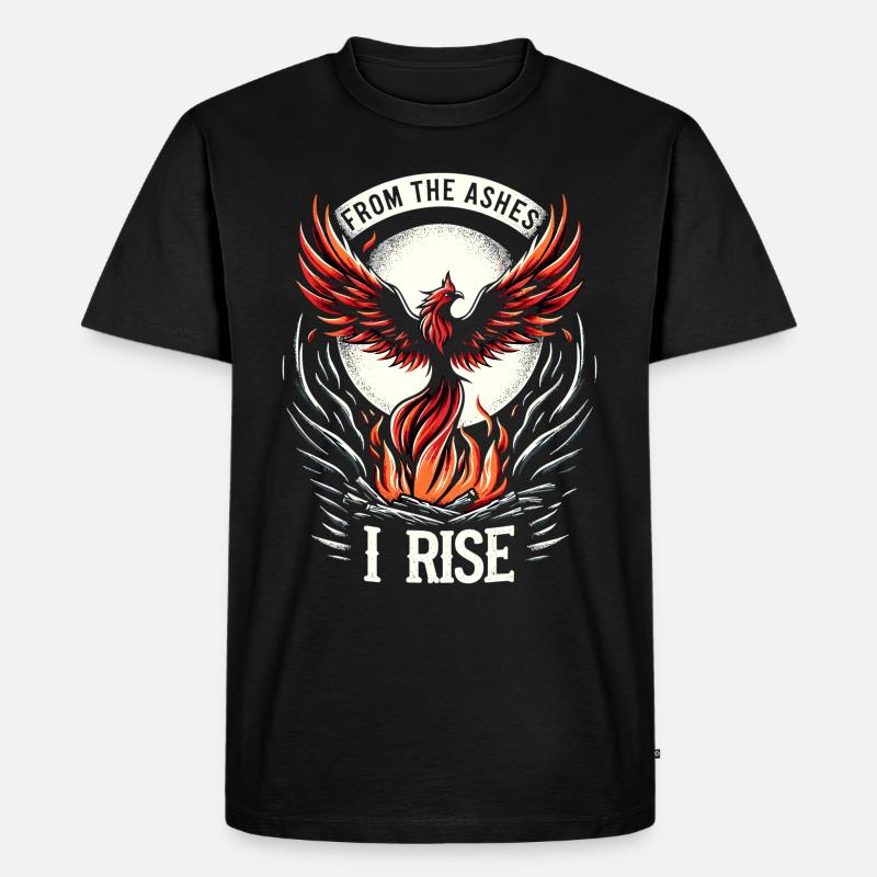 Schlaganfall-überlebende Schlaganfall-bewusstsein - Männer Premium Bio T-Shirt - Schwarz