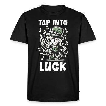 Irish Dancing Ireland Outfit Irish Music - Men's Premium Organic T-Shirt - black - Front - Nico (187cm)