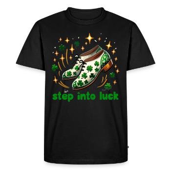 Irish Dancing Ireland Outfit Irish Music - Men's Premium Organic T-Shirt - black - Front - Nico (187cm)