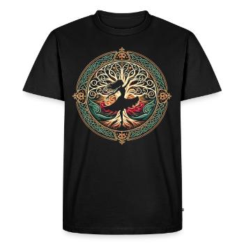 Irish Dancing Ireland Outfit Irish Music - Men's Premium Organic T-Shirt - black - Front - Nico (187cm)