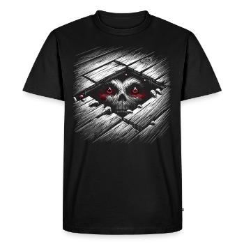 Edgar Allan Poe Fan, littérature classique, - T-shirt Premium bio Homme - noir - Devant - Nico (187cm)