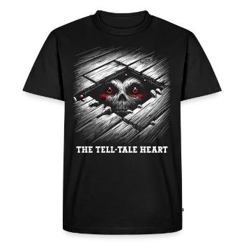 Fan d’Edgar Allan Poe, Littérature classique, - T-shirt Premium bio Homme - noir - Devant - Nico (187cm)