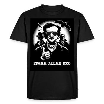 Fan d’Edgar Allan Poe, Littérature classique, - T-shirt Premium bio Homme - noir - Devant - Nico (187cm)