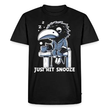 Edgar Allan Poe Fan, littérature classique, - T-shirt Premium bio Homme - noir - Devant - Nico (187cm)