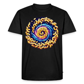 Alien Extraterrestrial Area 51 Ufo Space Geek - Men's Premium Organic T-Shirt - black - Front - Nico (187cm)