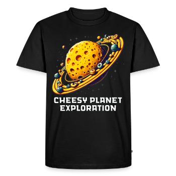 Alien Extraterrestrial Area 51 Ufo Space Geek - Men's Premium Organic T-Shirt - black - Front - Nico (187cm)