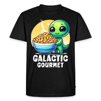 Alien Extraterrestrial Area 51 Ufo Space Geek - Men's Premium Organic T-Shirt - black - Front - Nico (187cm)