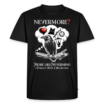 Fan d’Edgar Allan Poe, Littérature classique, - T-shirt Premium bio Homme - noir - Devant - Nico (187cm)