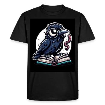 Edgar Allan Poe Fan, littérature classique, - T-shirt Premium bio Homme - noir - Devant - Nico (187cm)
