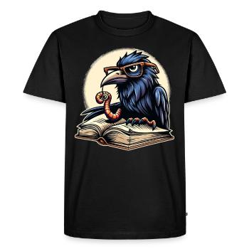 Edgar Allan Poe Fan, littérature classique, - T-shirt Premium bio Homme - noir - Devant - Nico (187cm)