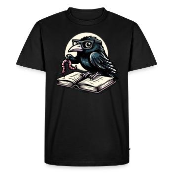 Fan d’Edgar Allan Poe, Littérature classique, - T-shirt Premium bio Homme - noir - Devant - Nico (187cm)