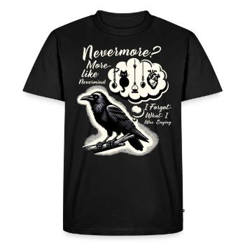 Fan d’Edgar Allan Poe, Littérature classique, - T-shirt Premium bio Homme - noir - Devant - Nico (187cm)
