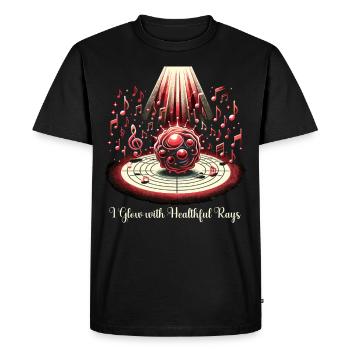 Thérapie par la lumière rouge Thérapie au laser de faible intensité pour le - T-shirt Premium bio Homme - noir - Devant - Nico (187cm)