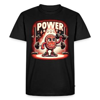 Thérapie par la lumière rouge Thérapie au laser de faible intensité pour le - T-shirt Premium bio Homme - noir - Devant - Nico (187cm)