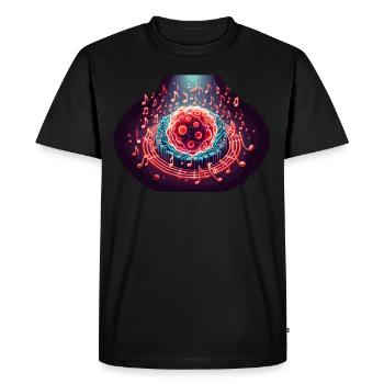 Thérapie par la lumière rouge Thérapie au laser de faible intensité pour le - T-shirt Premium bio Homme - noir - Devant - Nico (187cm)