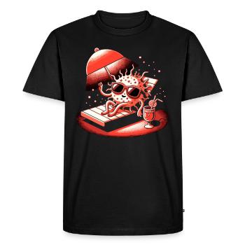 Thérapie par la lumière rouge Thérapie au laser de faible intensité pour le - T-shirt Premium bio Homme - noir - Devant - Nico (187cm)