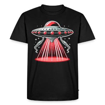 Thérapie par la lumière rouge Thérapie au laser de faible intensité pour le - T-shirt Premium bio Homme - noir - Devant - Nico (187cm)
