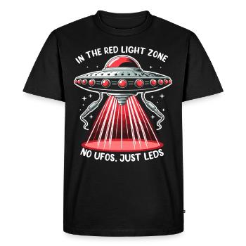 Thérapie par la lumière rouge Thérapie au laser de faible intensité pour le - T-shirt Premium bio Homme - noir - Devant - Nico (187cm)