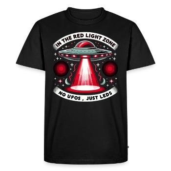 Thérapie par la lumière rouge Thérapie au laser de faible intensité pour le - T-shirt Premium bio Homme - noir - Devant - Nico (187cm)