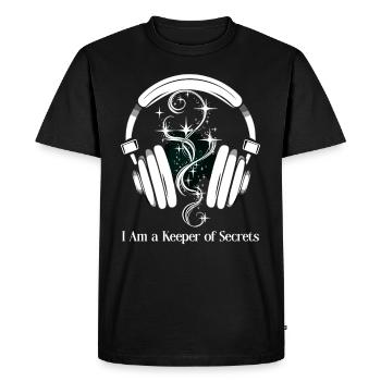 Cadeau pour les amoureux des livres avec - T-shirt Premium bio Homme - noir - Devant - Nico (187cm)