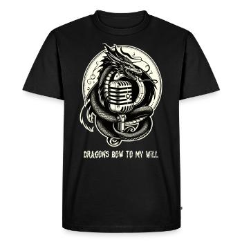 Cadeau pour les amoureux des livres avec - T-shirt Premium bio Homme - noir - Devant - Nico (187cm)
