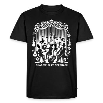 Puppet Mastery Shadow Play ventriloquist gift - Men's Premium Organic T-Shirt - black - Front - Nico (187cm)